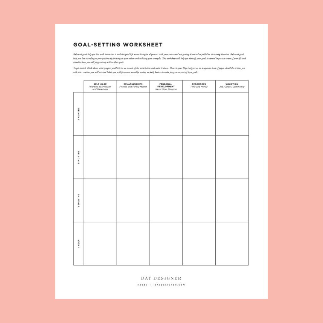 Habit Tracker & Goal Planner Printable Bundle